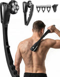Afeitadora eléctrica de espalda para hombres, recortadora de pelo d...