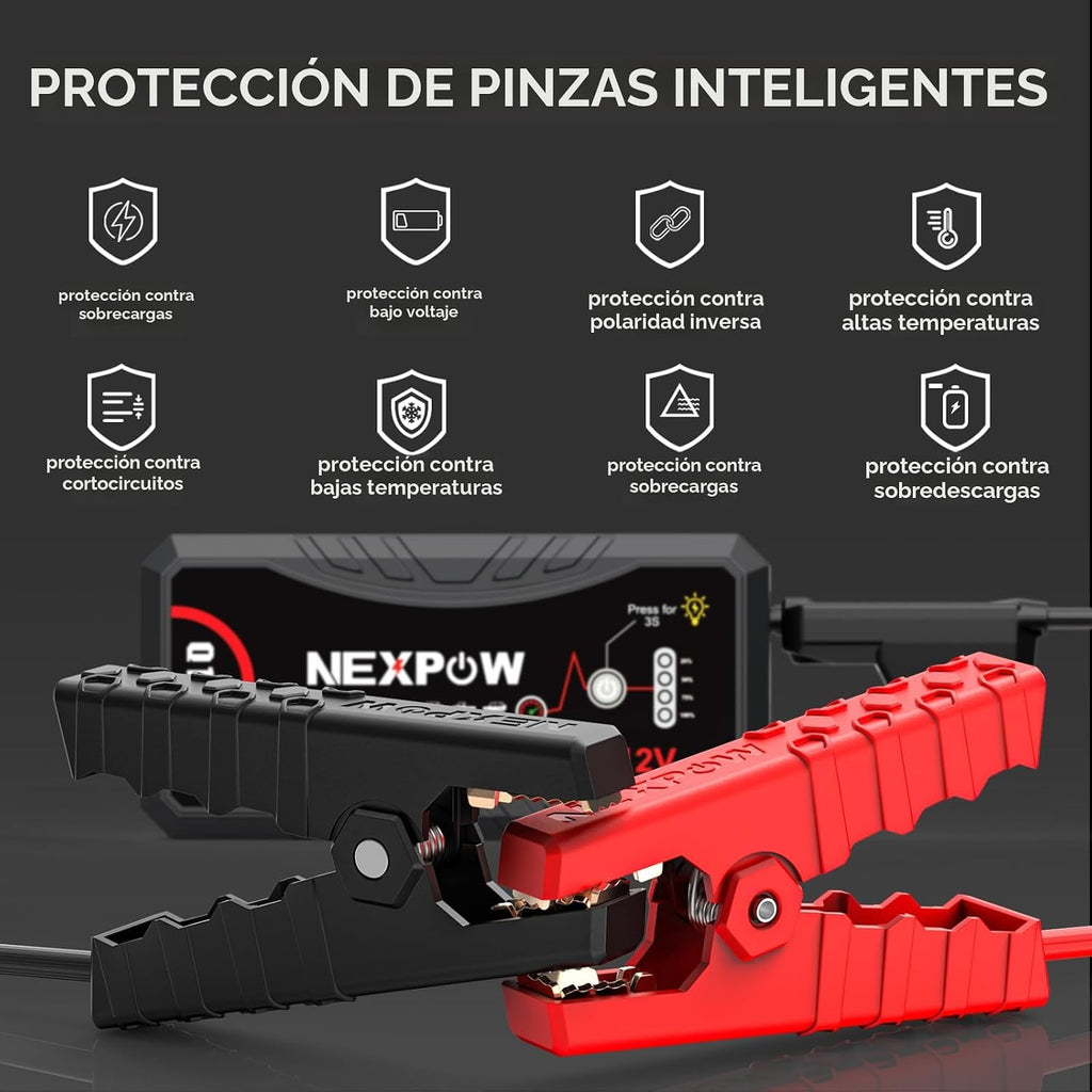 NEXPOW Arrancador de coche 2026 actualizado para batería de coche (...