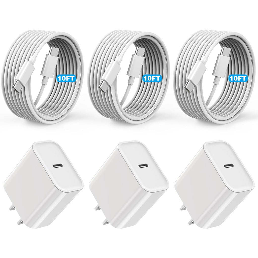[Certificado MFi de Apple] Cable largo USBC a USBC de 10 pies de ca...