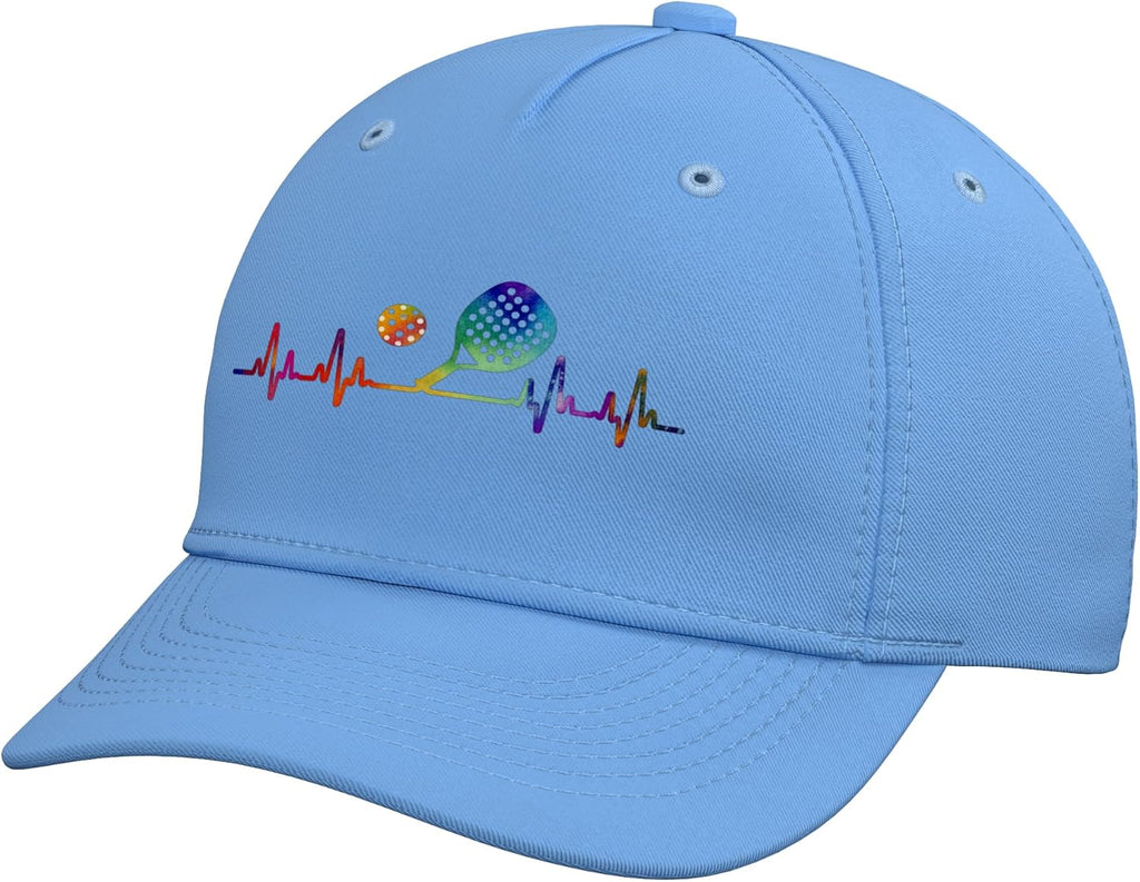 Padel Heartbeat Cool Racket Sport Player Coach Gorra de béisbol aju...
