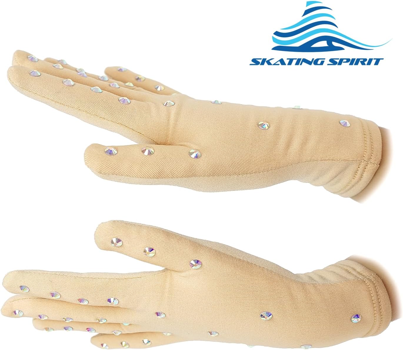 Skating Spirit Guantes térmicos de competición de patinaje artístic...