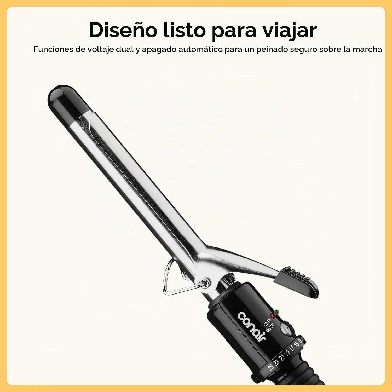 Conair - Rizador de calor instantáneo de 3\/4 de pulgada, barril de...