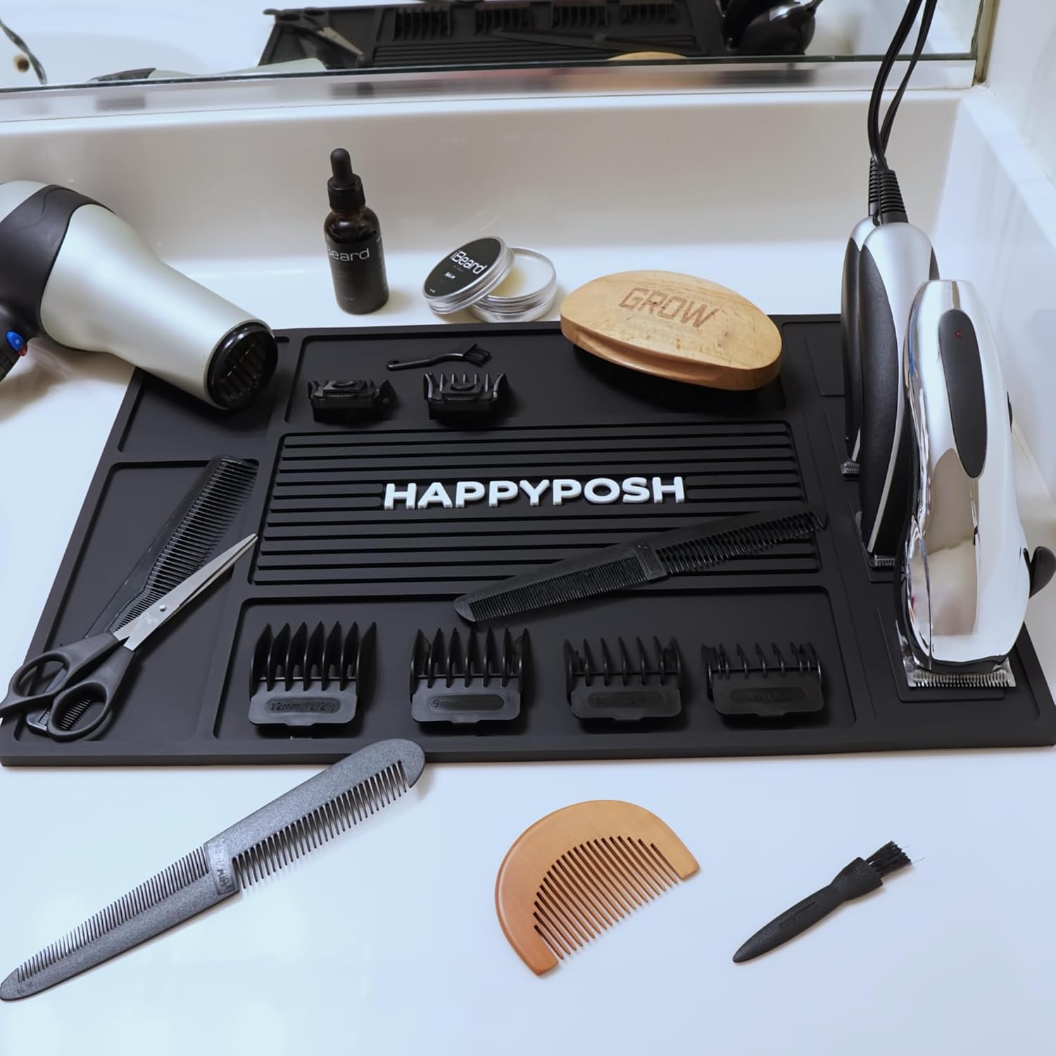 Tapete magnético de barbería, tapetes de barbería para cortadoras,...