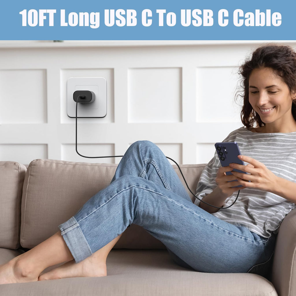 S25 S24 S23 S22 Cargador rápido para teléfono Samsung, cargador USB...