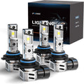 FRANXI Bombillas antiniebla combinadas 9005\/HB3 9006\/HB4, 120 W,...