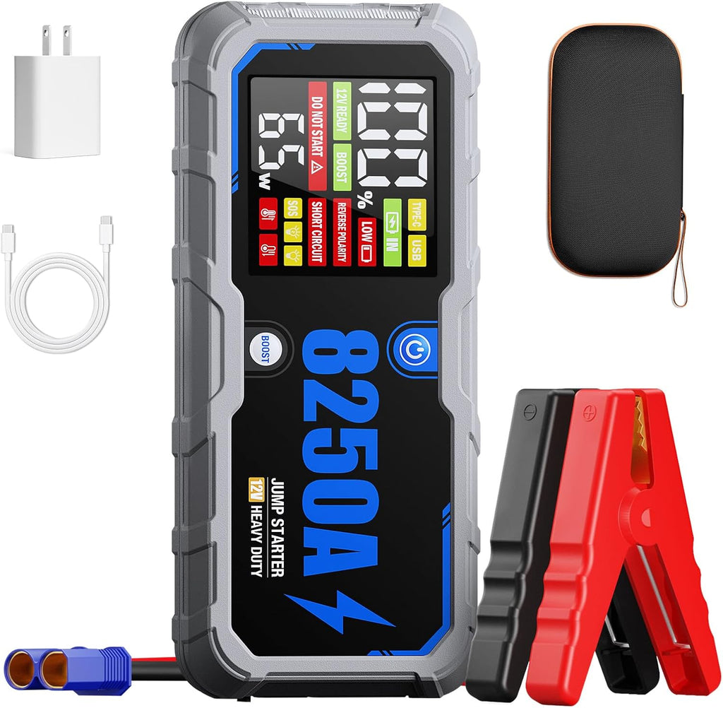 Arrancador portátil de batería de coche 8250A con PD-65W (para todo...