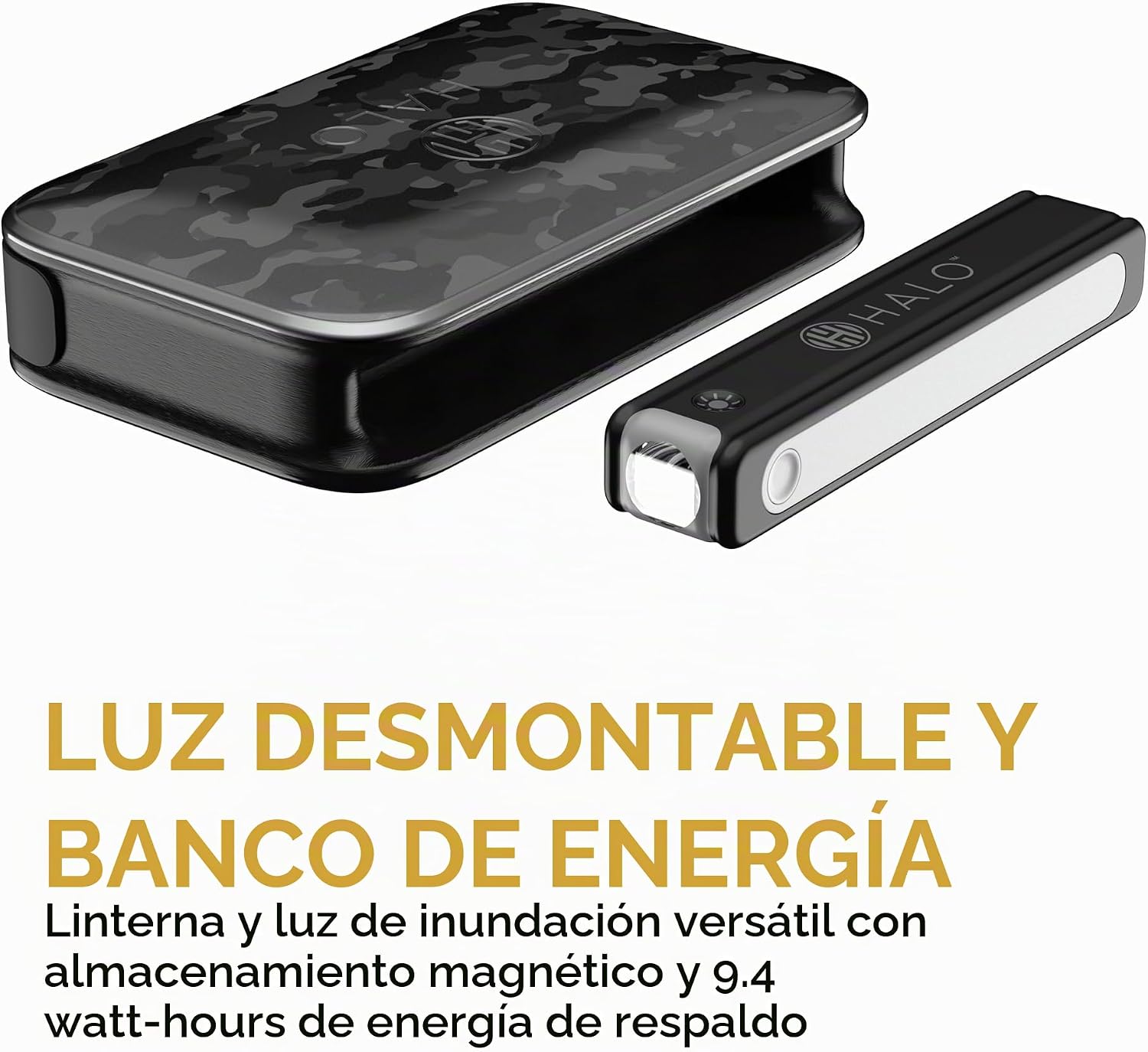 HALO Bolt PaL 1000 Arrancador de batería de auto portátil | Puertos...
