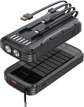 MINRISE Cargador solar, cargador portátil de 40000 mAh, PD de 20 W,...