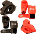 2 pares de guantes de boxeo profesional y equipamiento para la cabe...