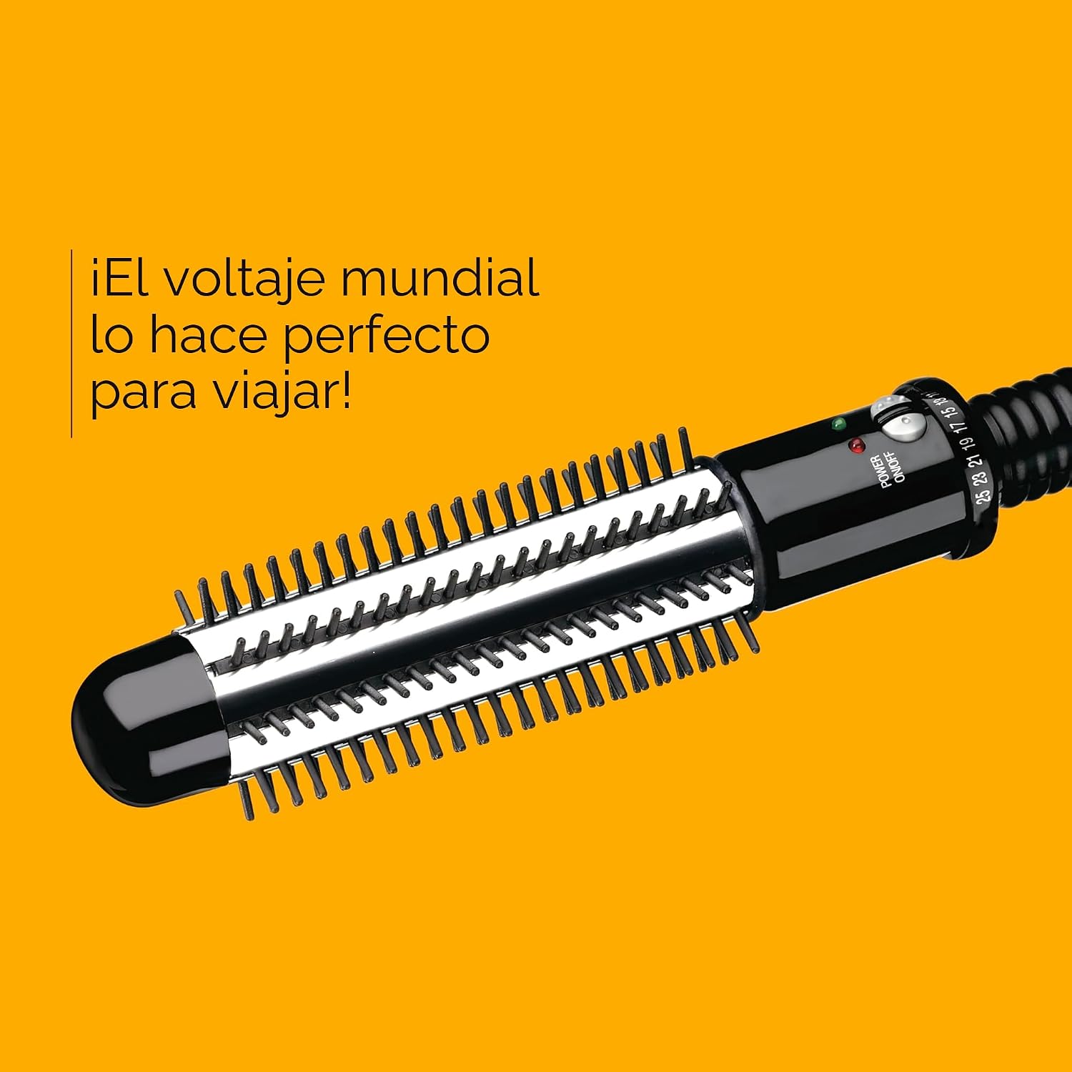Cepillo caliente Conair, de calor instantáneo, negro