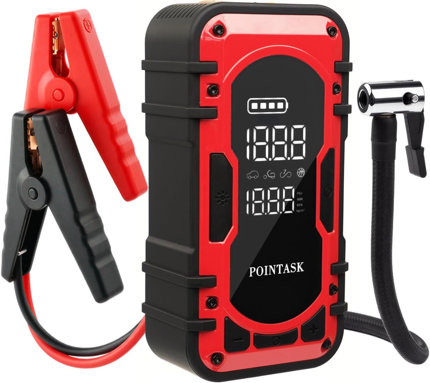 1000A pico 12V batería de coche arrancador portátil con compresor d...
