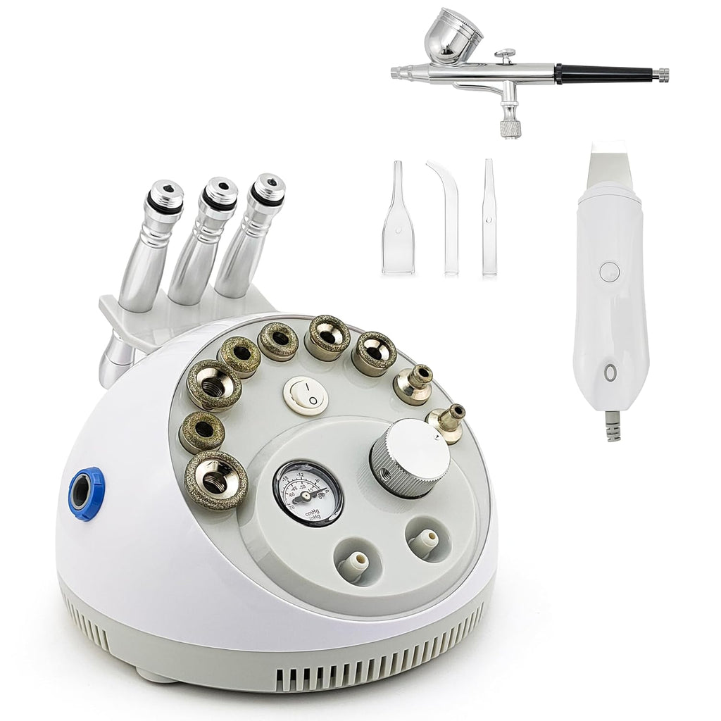 4 en 1 Dermoabrasión de diamante Microdermabrasión Limpiador de la...