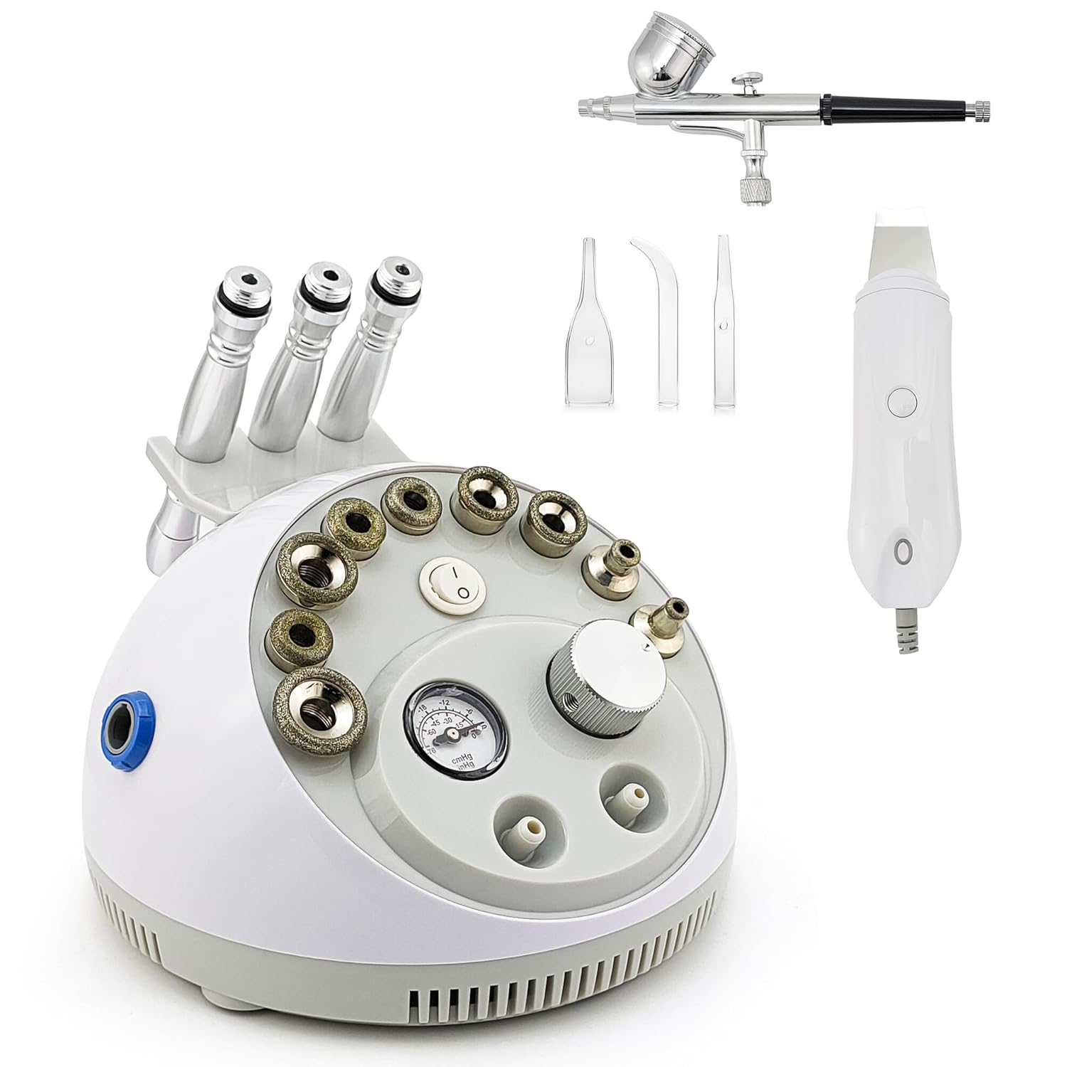 4 en 1 Dermoabrasión de diamante Microdermabrasión Limpiador de la...