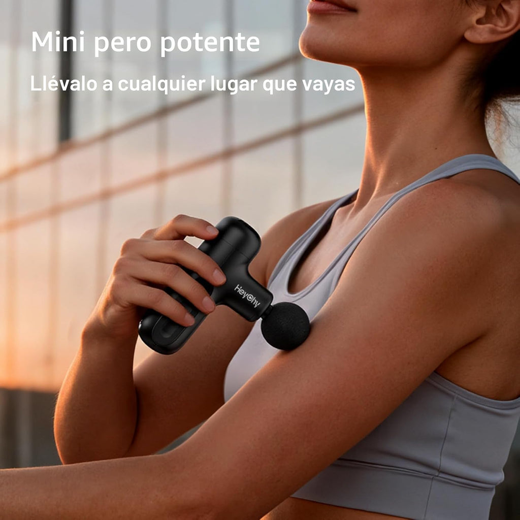 HEYCHY Super Mini pistola de masaje de tejido profundo, masajeador...