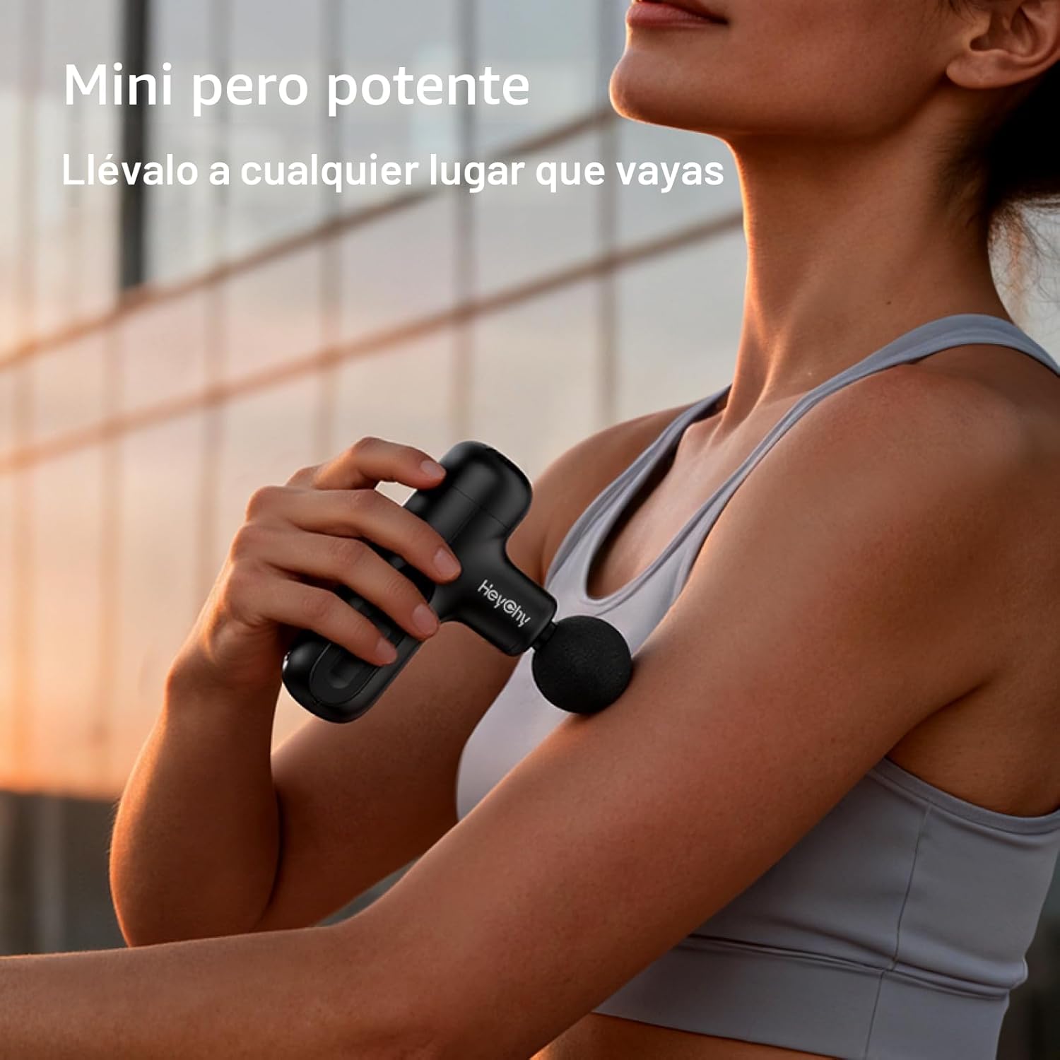 HEYCHY Super Mini pistola de masaje de tejido profundo, masajeador...