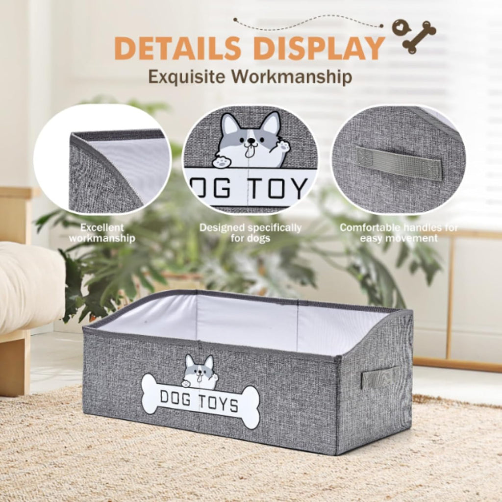 Mutiearo Cesta de juguetes para perros, especialmente diseñada para...