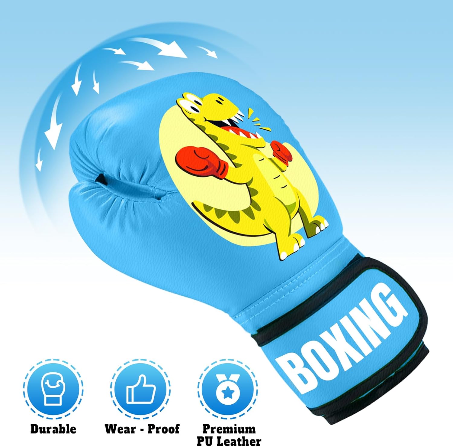 Guantes de boxeo para niños y niñas, guantes de entrenamiento de bo...