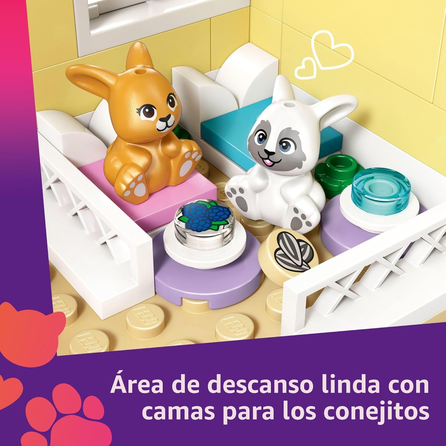 LEGO Friends Heartlake City Bunny - Juguete de construcción de hote...