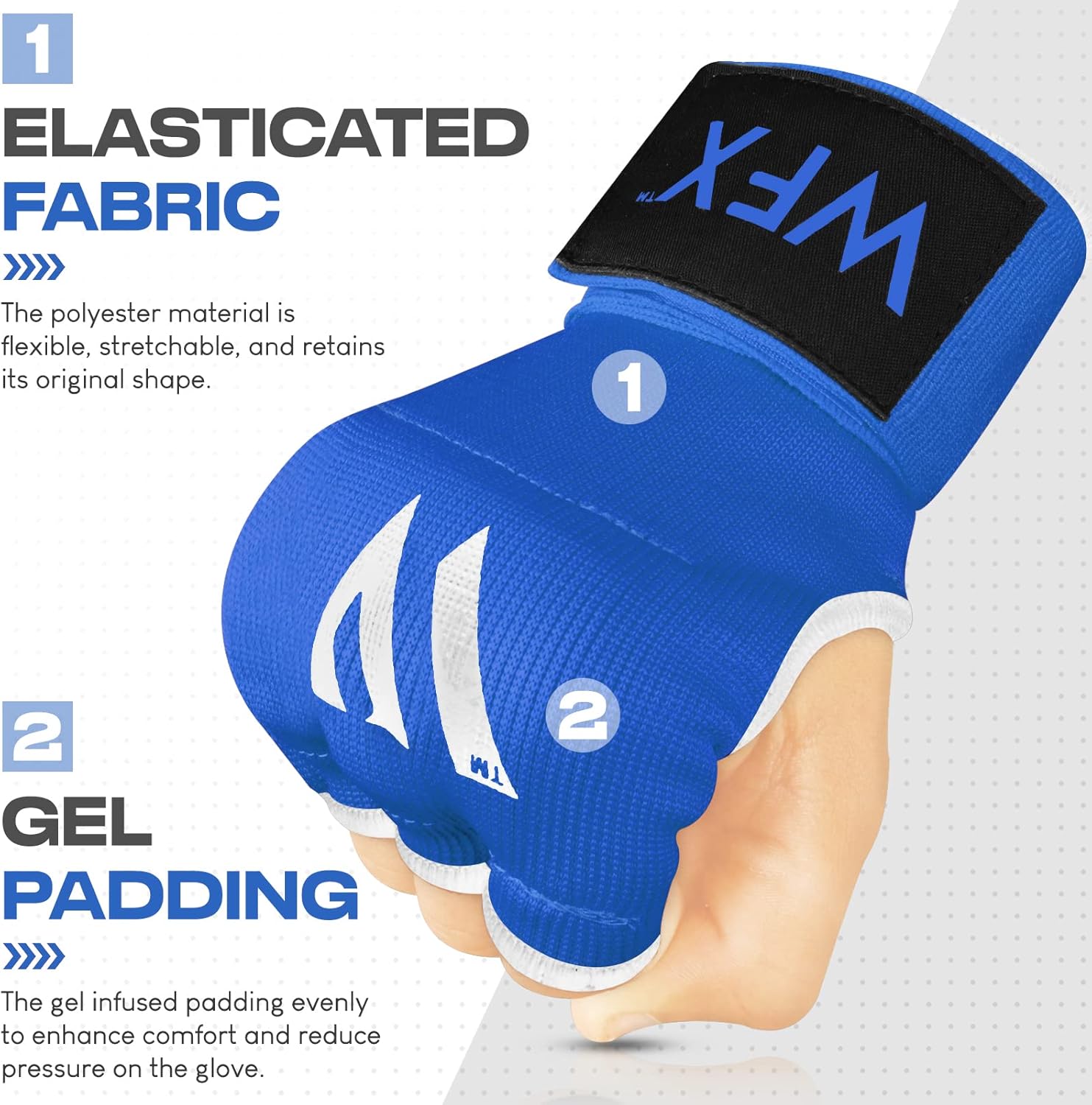WFX - Guantes de mano para niños y jóvenes de boxeo, interiores, co...