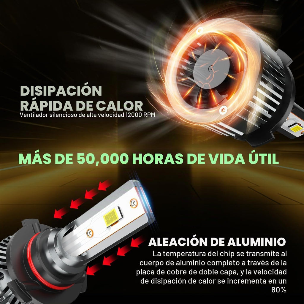 Compatible con Toyota Camry High Low Beams 2007 2008 2009 2010 2011...