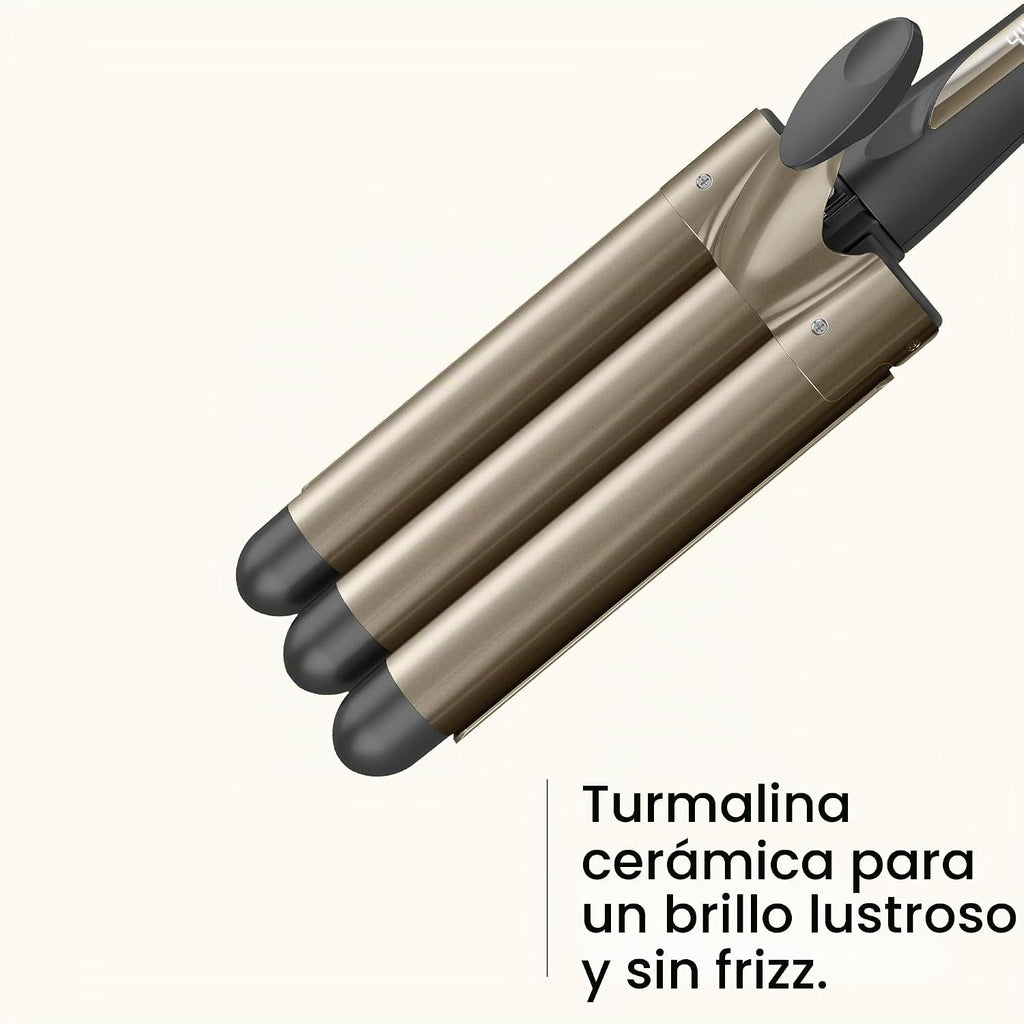 INFINITIPRO by Conair - Rizador de 3 barriles, ondulador de pelo, c...
