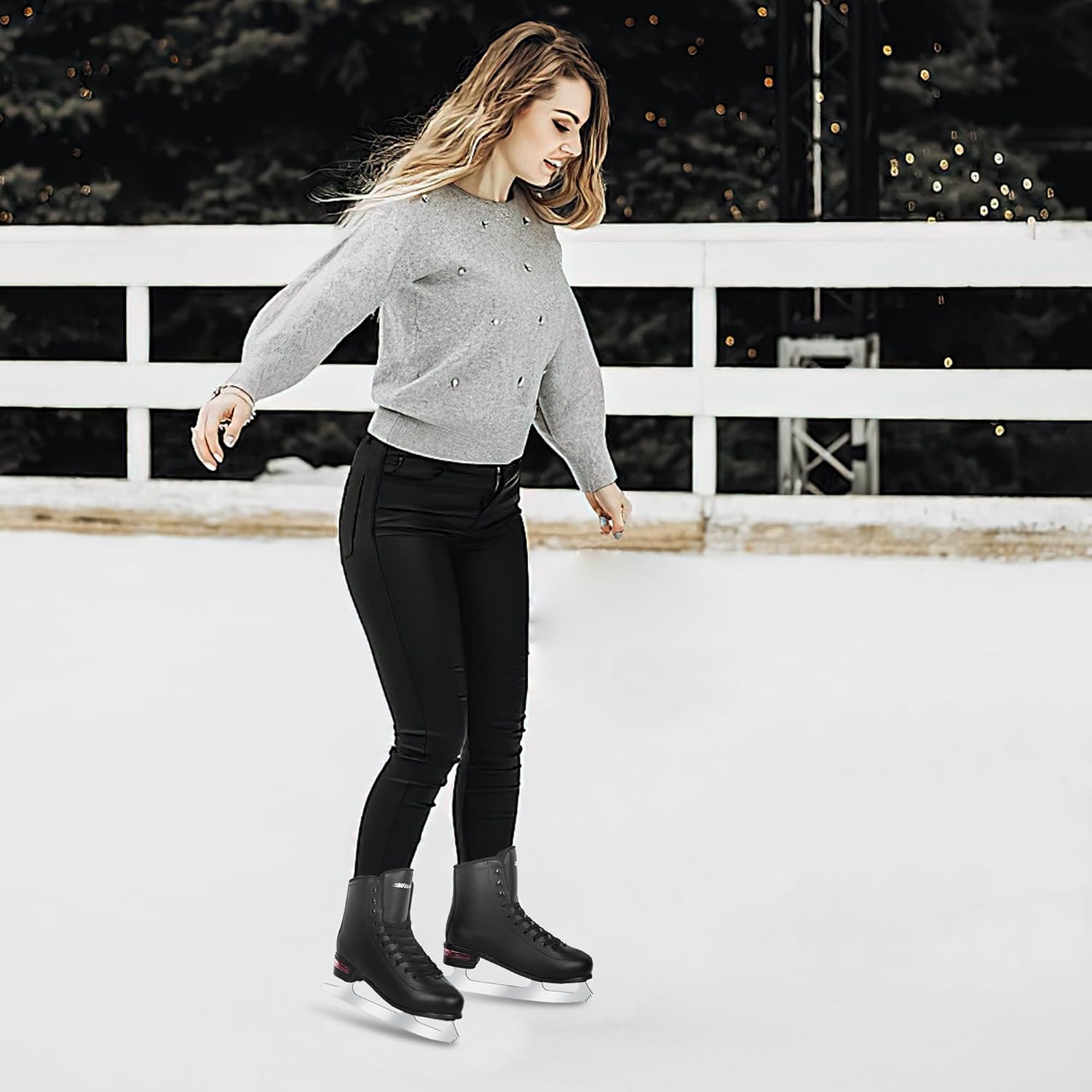 Ice Skates for Women, Adult Figure Skates for Men, Figure Skating S...