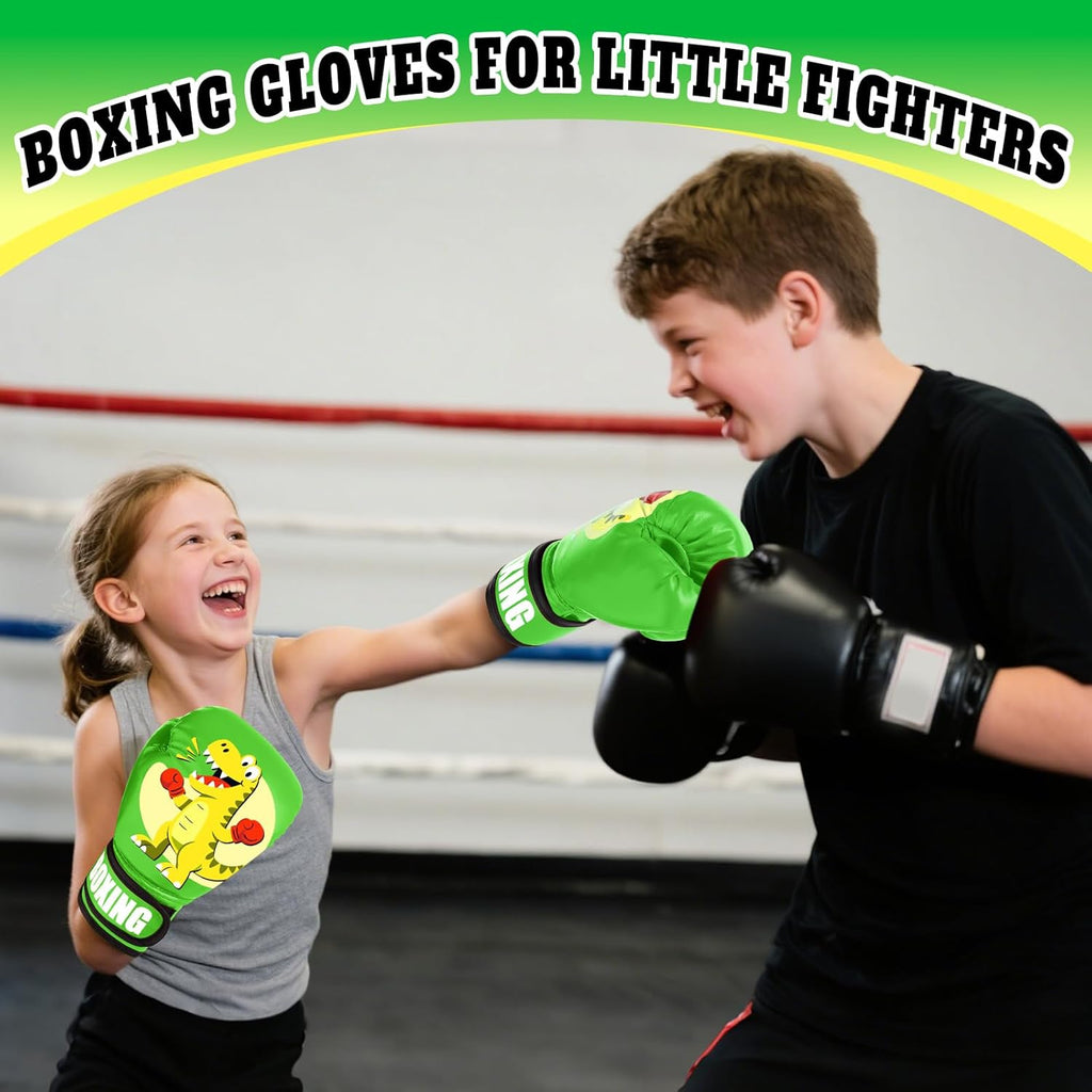 Guantes de boxeo para niños y niñas, guantes de entrenamiento de bo...