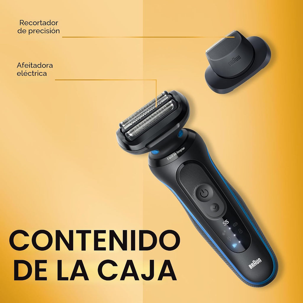 Braun Afeitadora eléctrica para hombres, Serie 5 5118s, Impermeable...