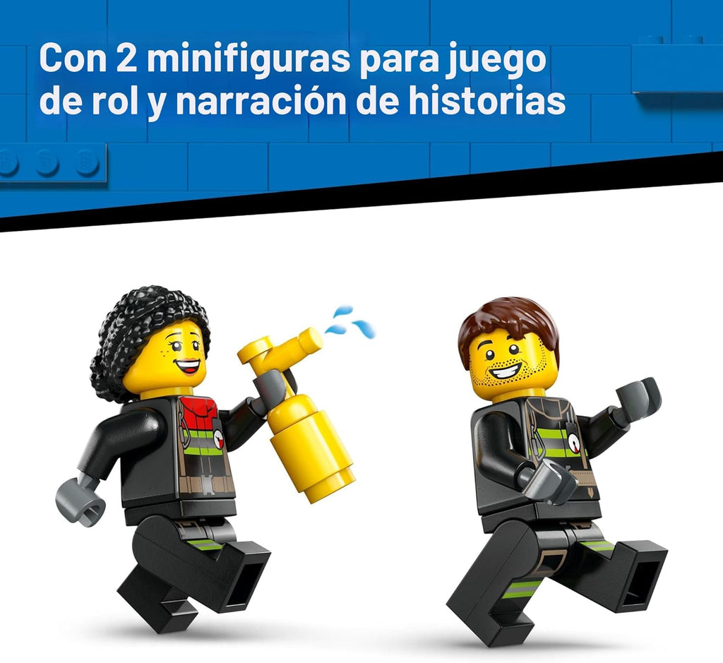 Camión de Bomberos con Escalera de LEGO City - Juguetes de Camiones...