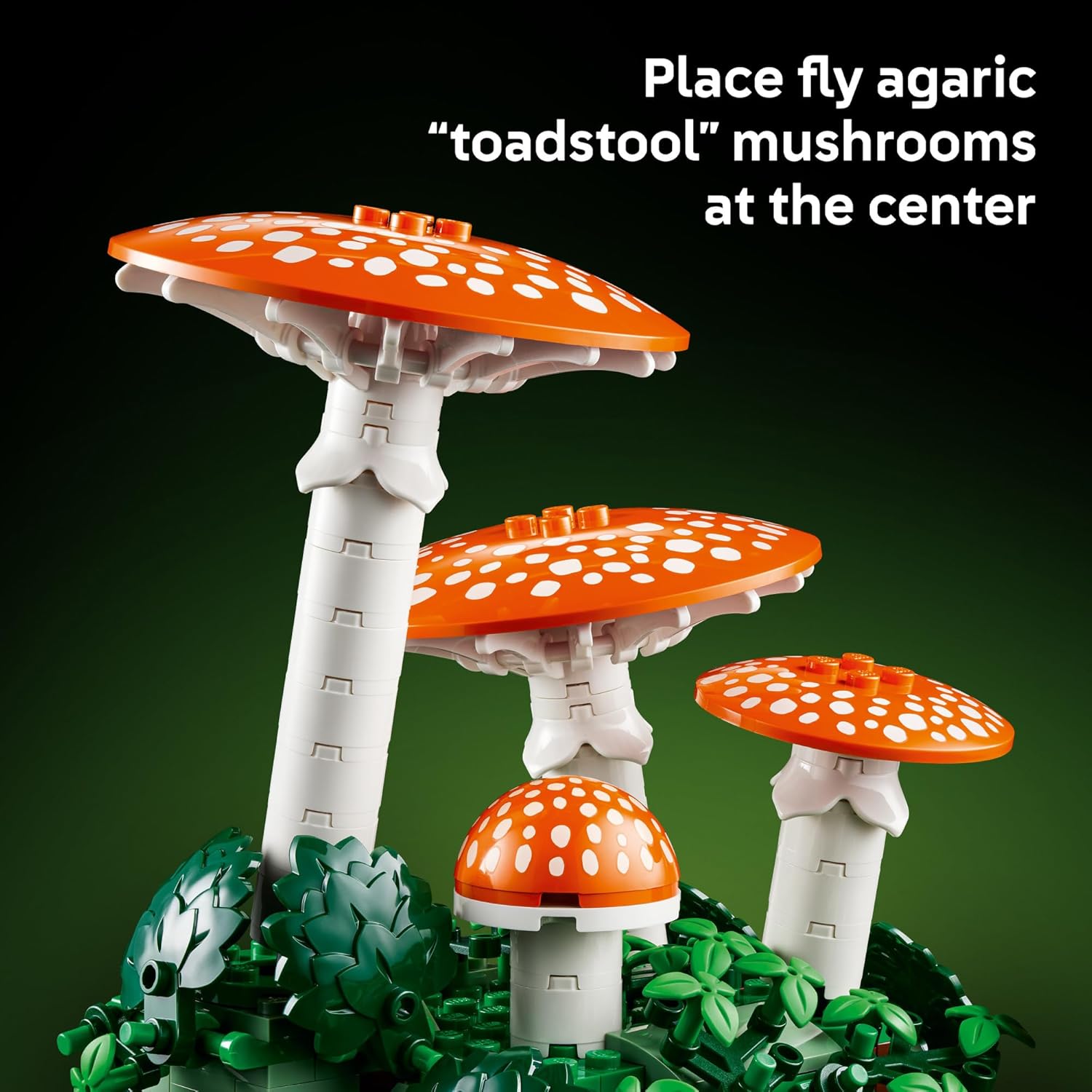 LEGO Botanicals Woodland Mushrooms - Building Set for Adults, Ages...