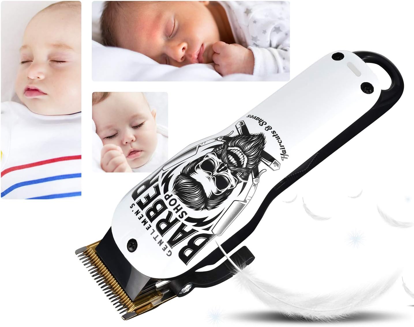 BESTBOMG® Cortapelos Profesional Actualizado Inalámbrico Kit de Cor...