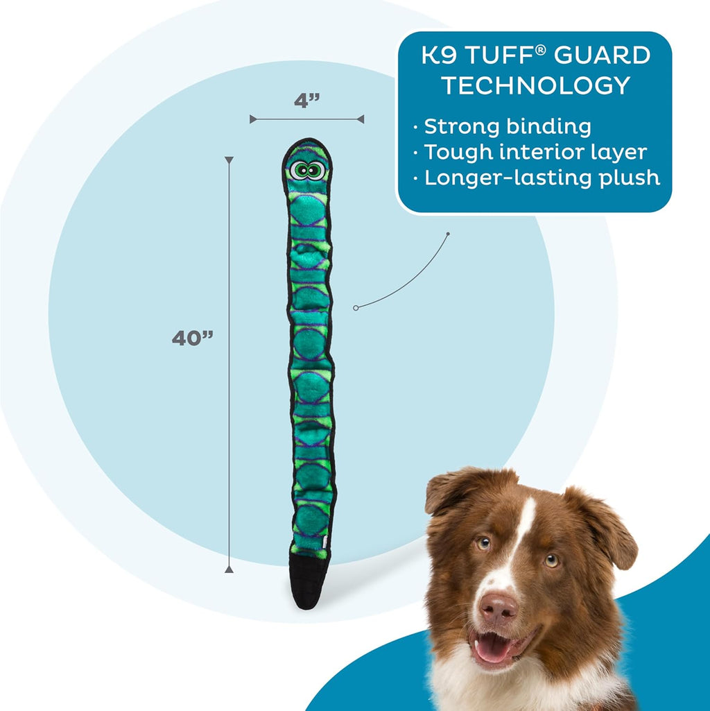 Outward Hound Durablez Serpiente Extra Grande Sin Relleno Juguete d...