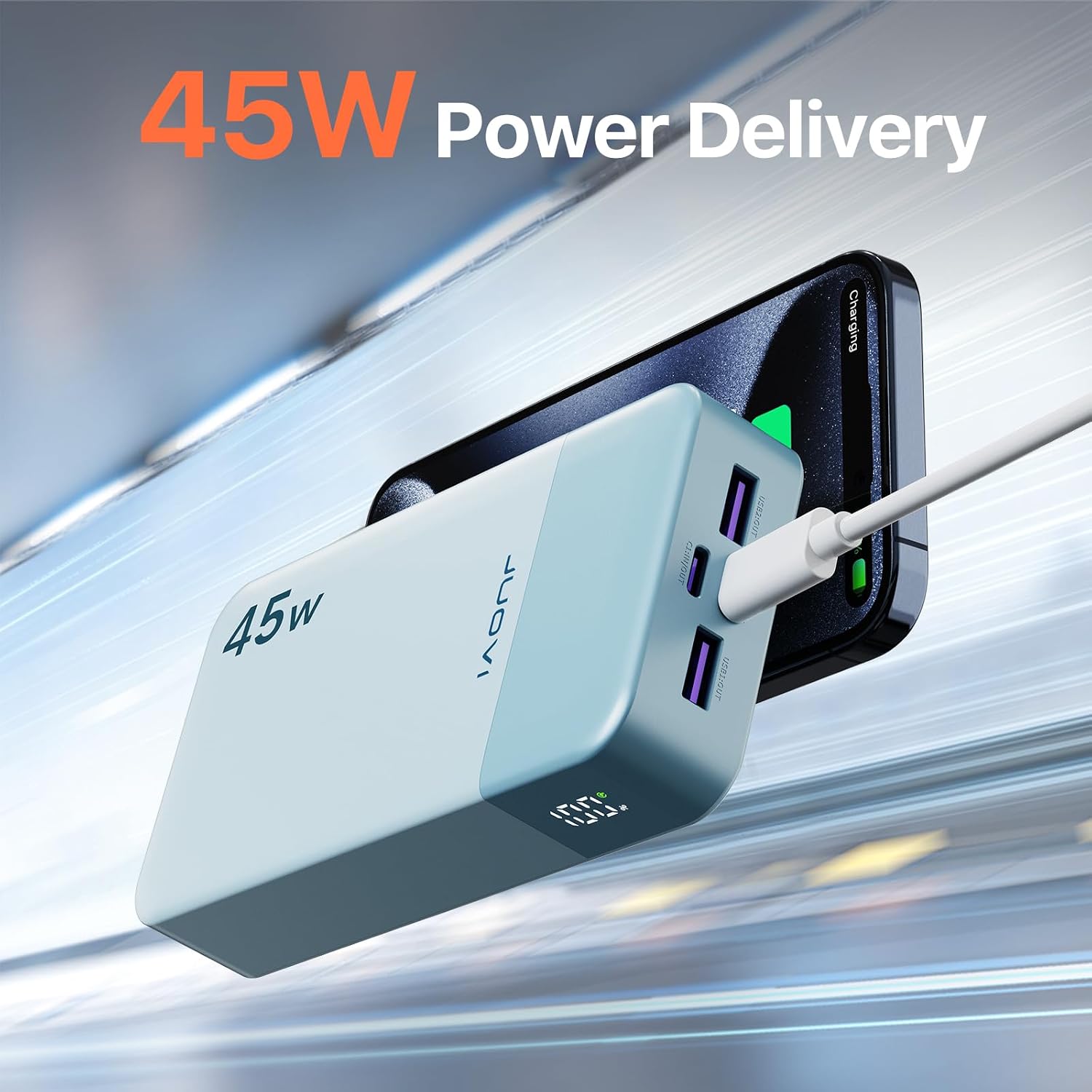 JUOVI J2621 Banco de Energía Cargador Portátil, Paquete de Batería...