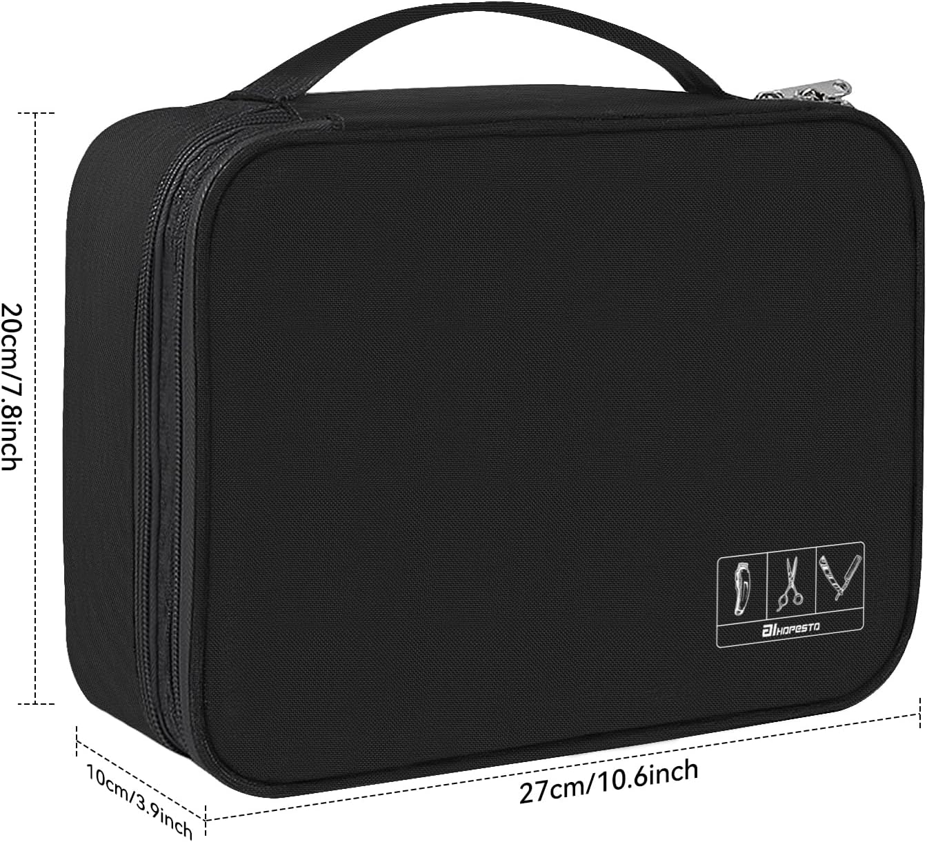 AIHOPESTO Estuche de Barbero Bolsas de Herramientas de Barbero Bols...