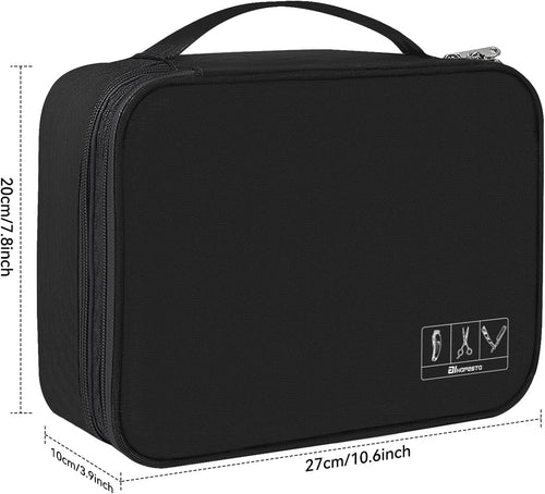 AIHOPESTO Estuche de Barbero Bolsas de Herramientas de Barbero Bols...
