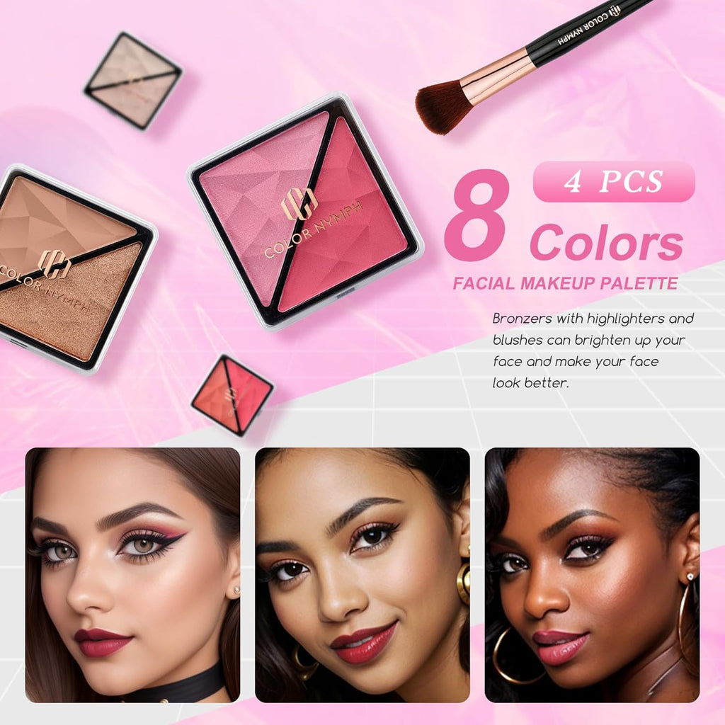 Color Nymph Kit de Maquillaje Inicial para Niñas Preadolescentes, E...