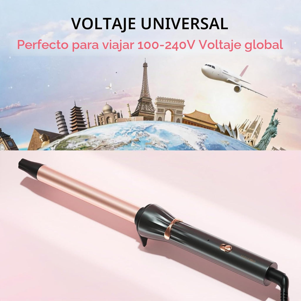 Hahahope Varita rizadora de 3\/4 pulgadas para cabello largo, rizad...