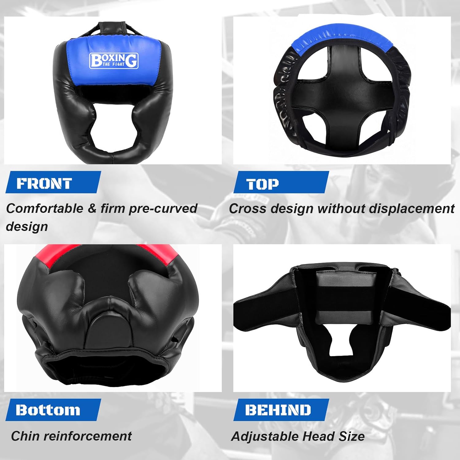 YORWHIN Protector de cabeza de combate con guantes - Casco de segur...