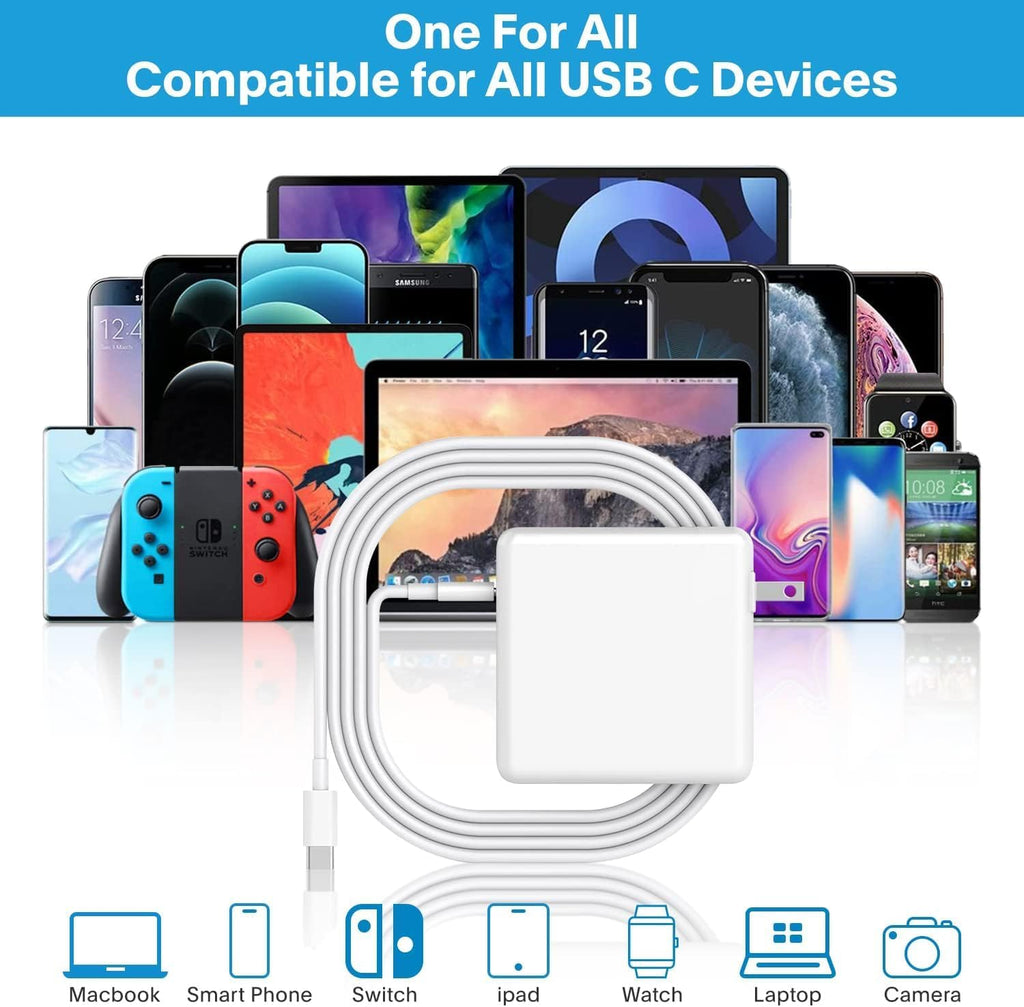 Cargador Mac Book Pro de 118 W USB C Adaptador de corriente de carg...