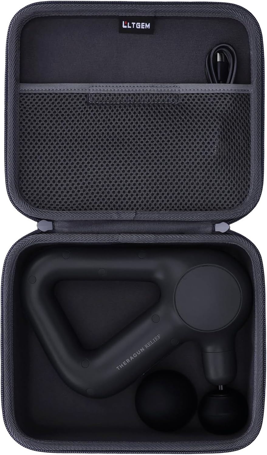 LTGEM - Funda de masaje compatible con TheraGun Relief - Pistola de...