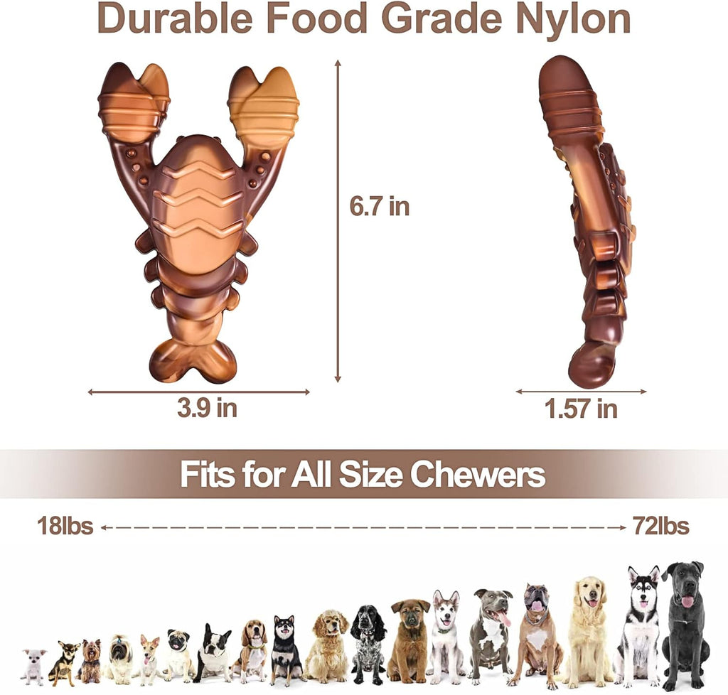 NEZIN Juguetes masticables para perros, juguetes indestructibles pa...