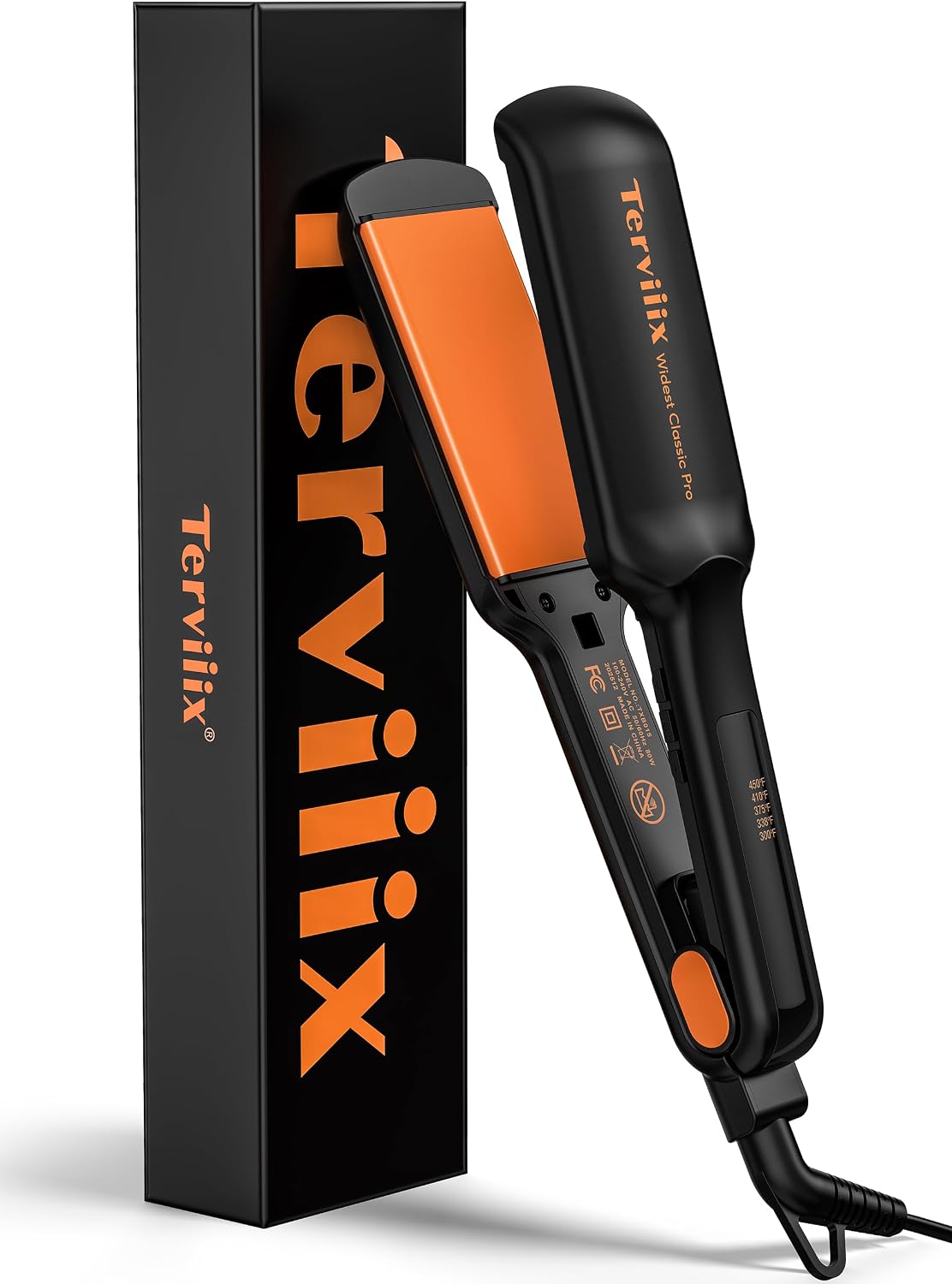 Terviiix Plancha de pelo de 2 pulgadas, estilo más rápido | Turmali...