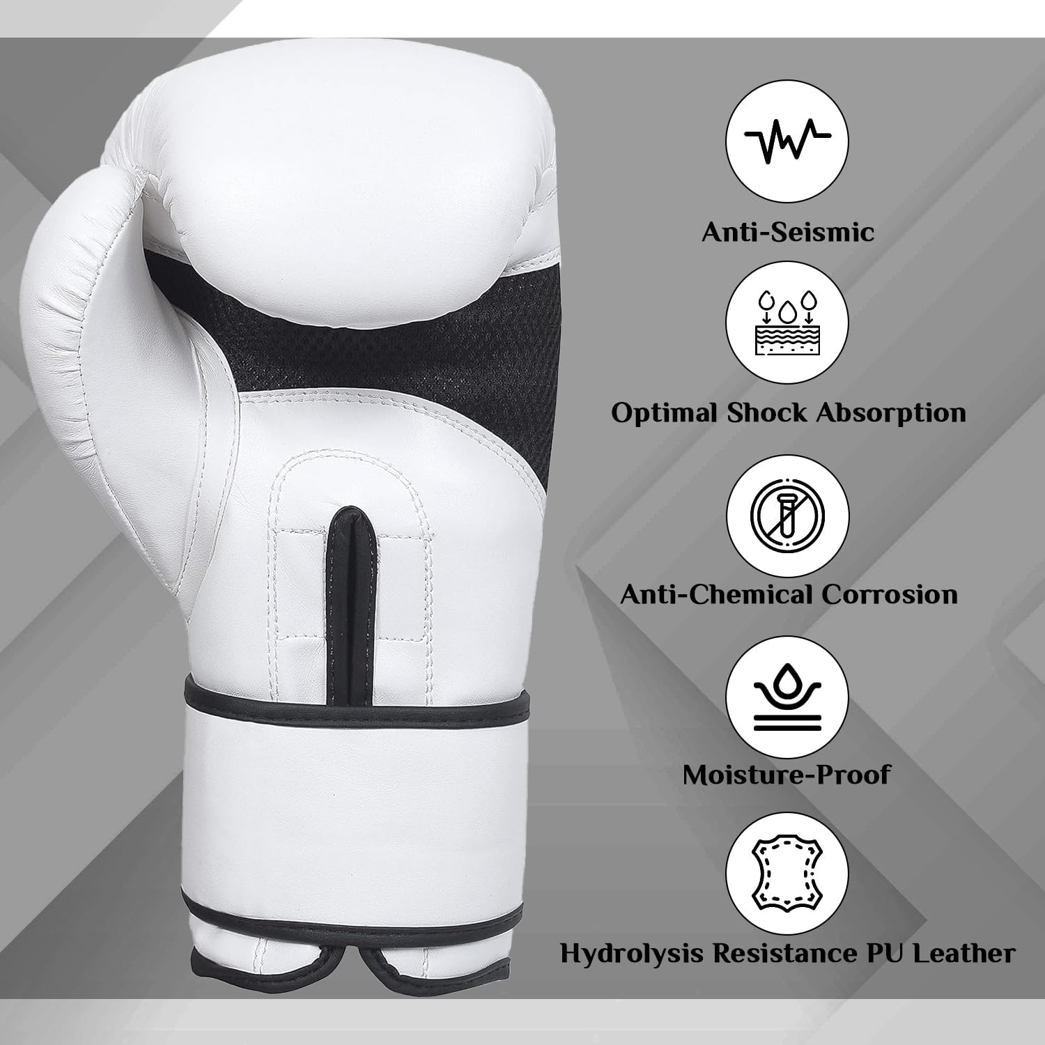 Athllete Guantes de boxeo duraderos y cómodos para hombres y mujere...