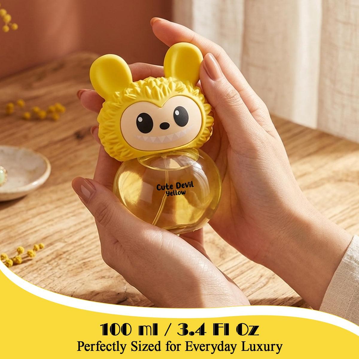 AHUJA Cute Devil Yellow Perfume 3.4 fl oz \u2013 Sweet Peach &amp;...