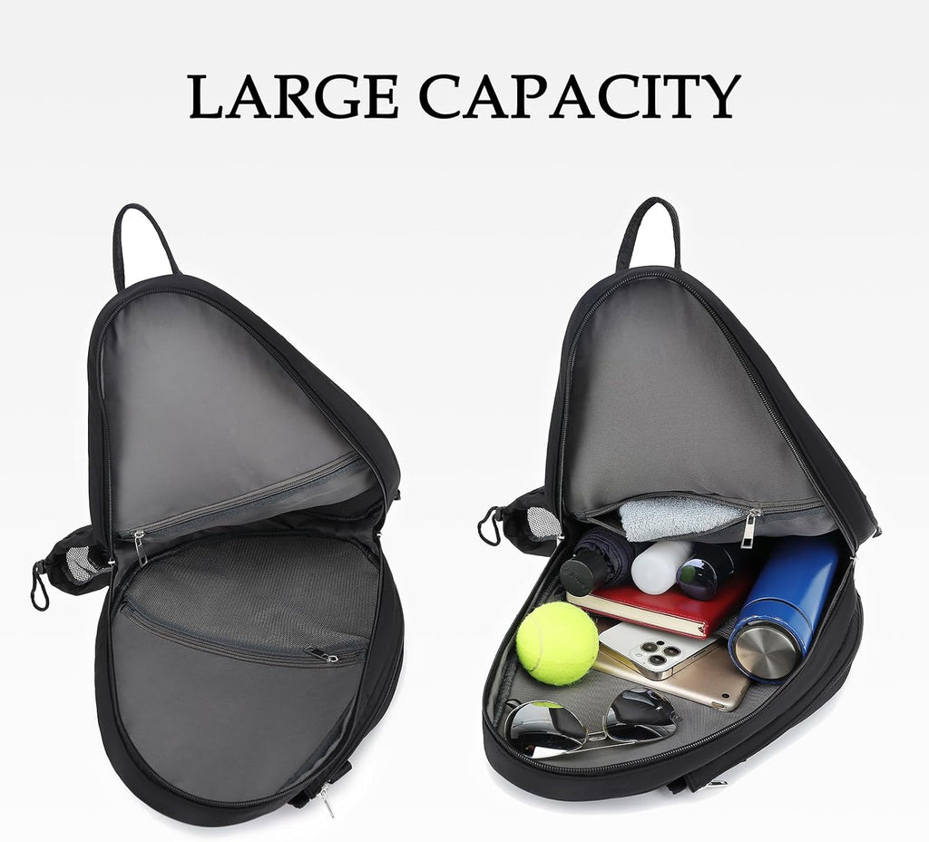 Rejolly Bolsa Bandolera de Raqueta de Tenis para Mujeres y Hombres...