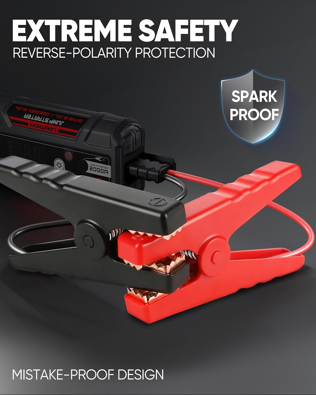 LOKITHOR Arrancador J400 con tecnología ConnectMax, arrancador de b...