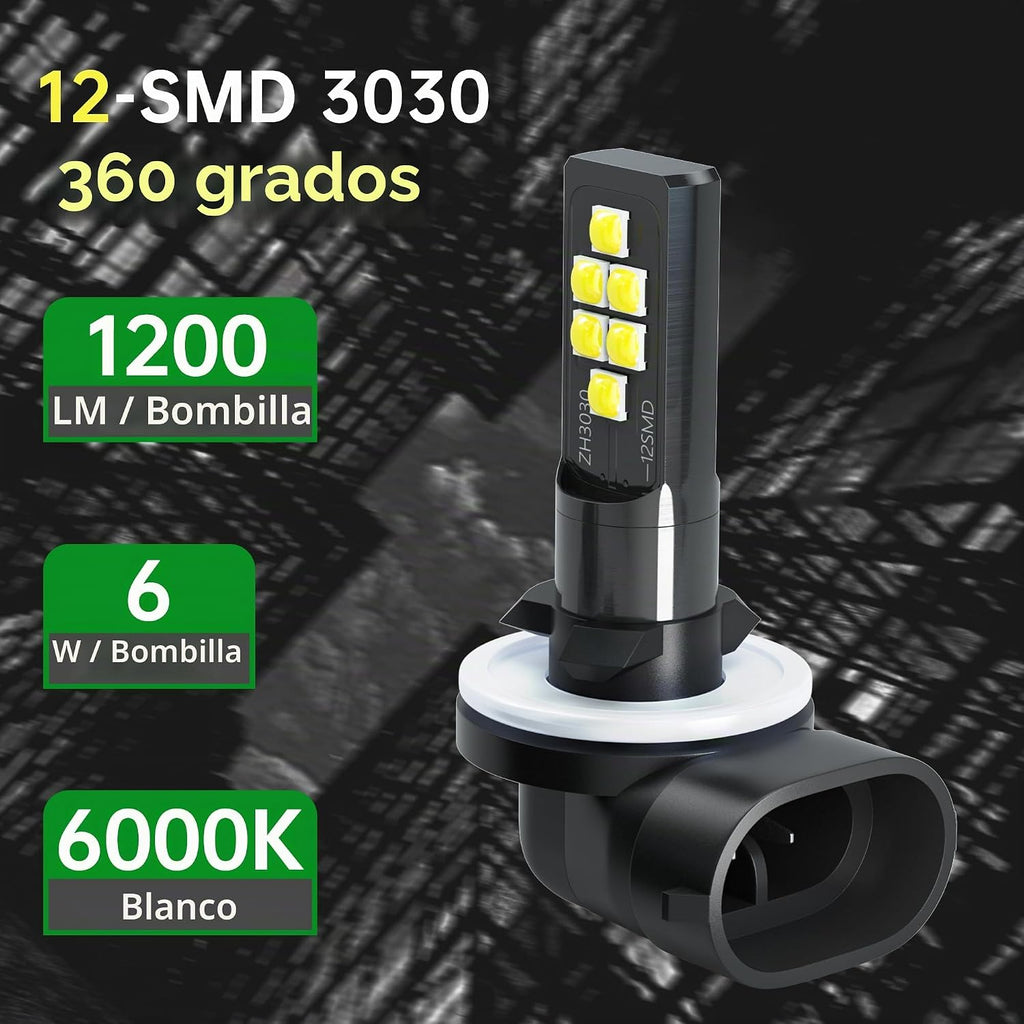 10L0L Bombilla de faro delantero para carrito de golf para EZGO 199...