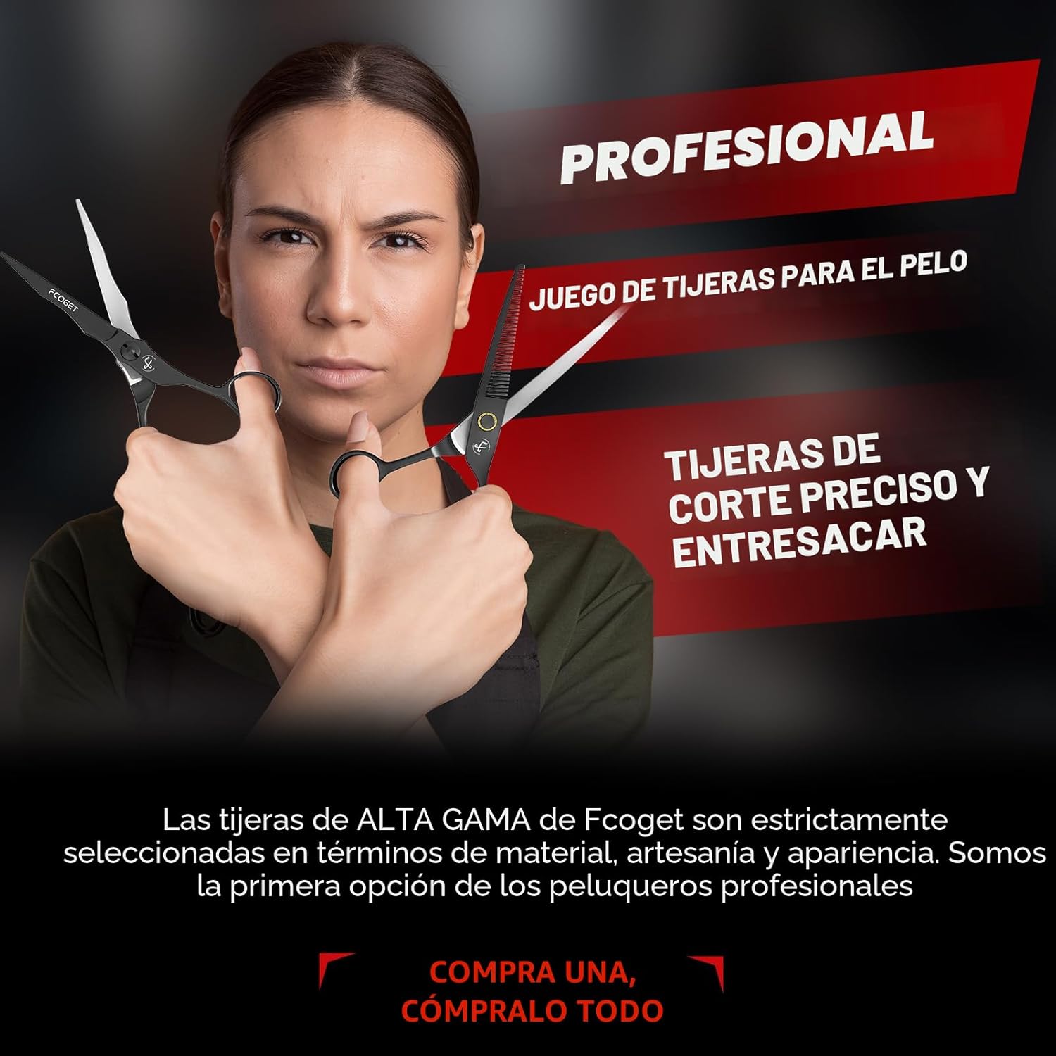 Tijeras Profesionales de Peluquería para Corte de Cabello para Dies...