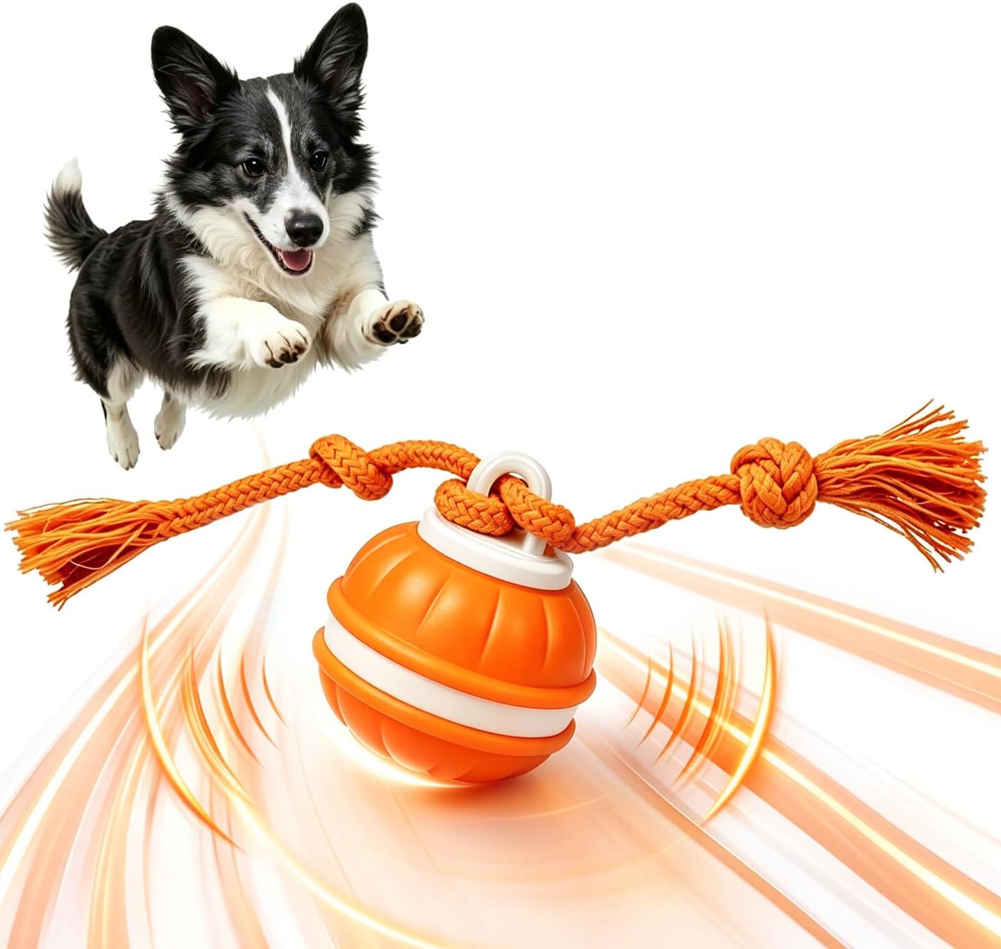 Craynivel Juguetes interactivos para perros, pelota automóvil de 36...