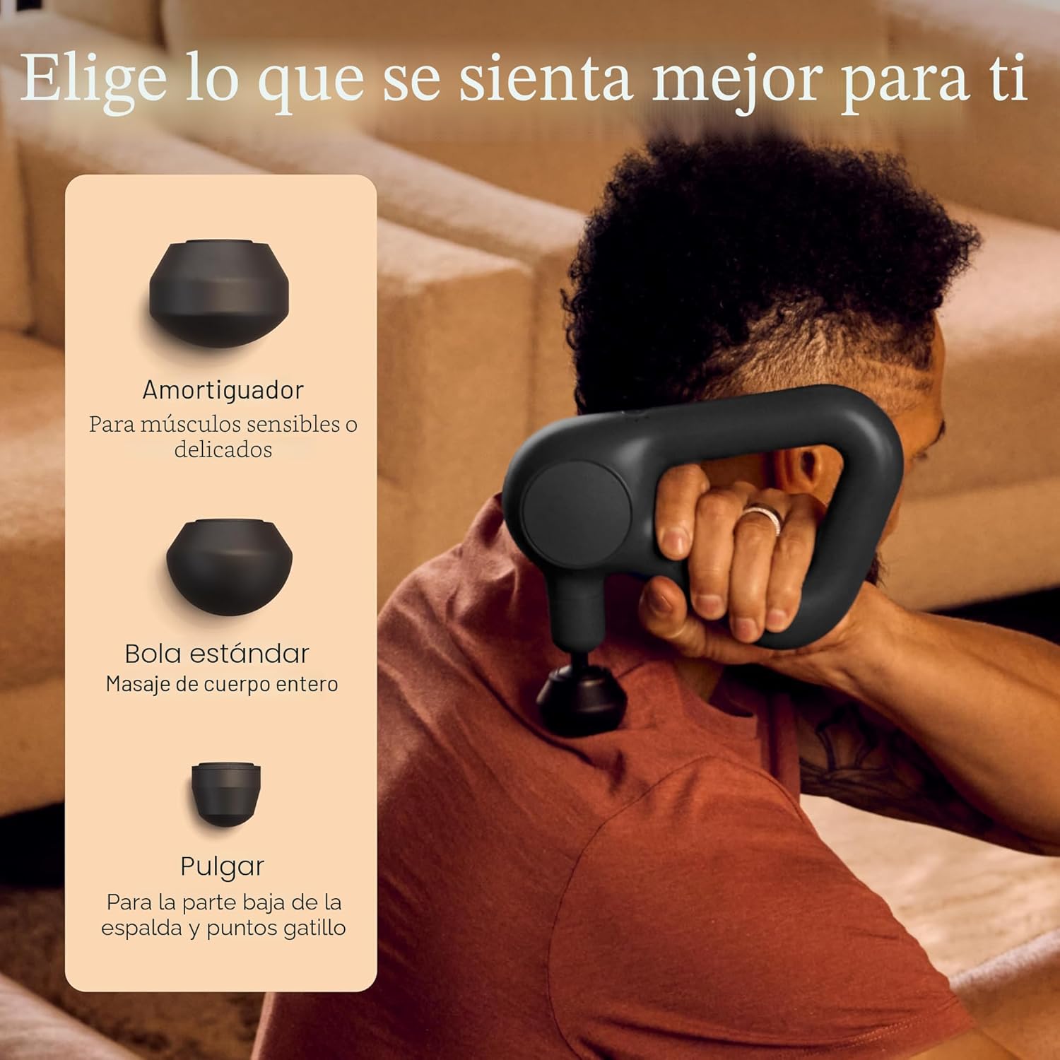 TheraGun Therabody Relief - Pistola de masaje silenciosa para terap...